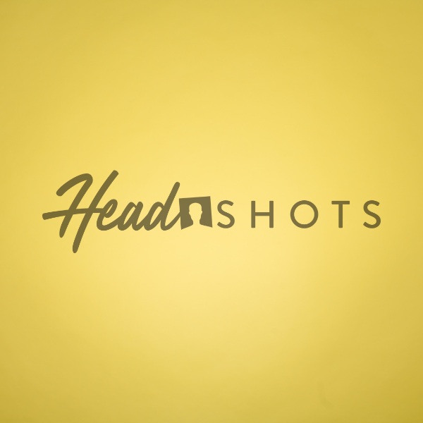 yellow background professional headshot