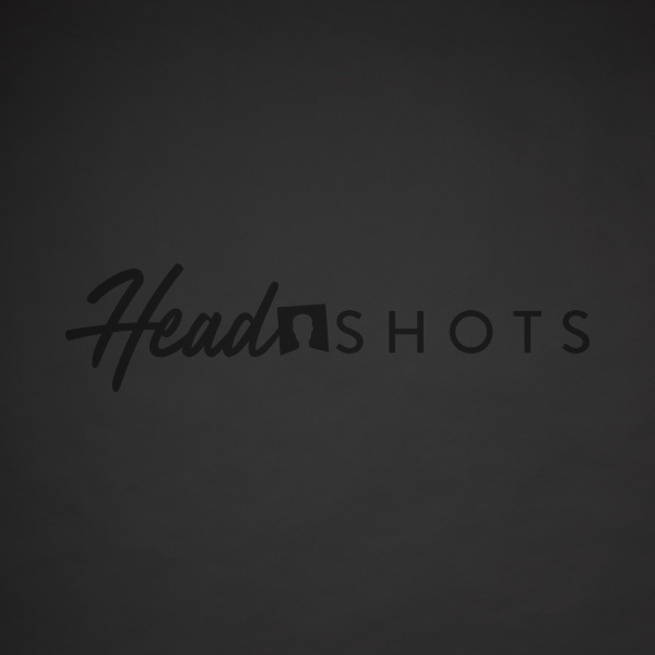 black headshot photography background