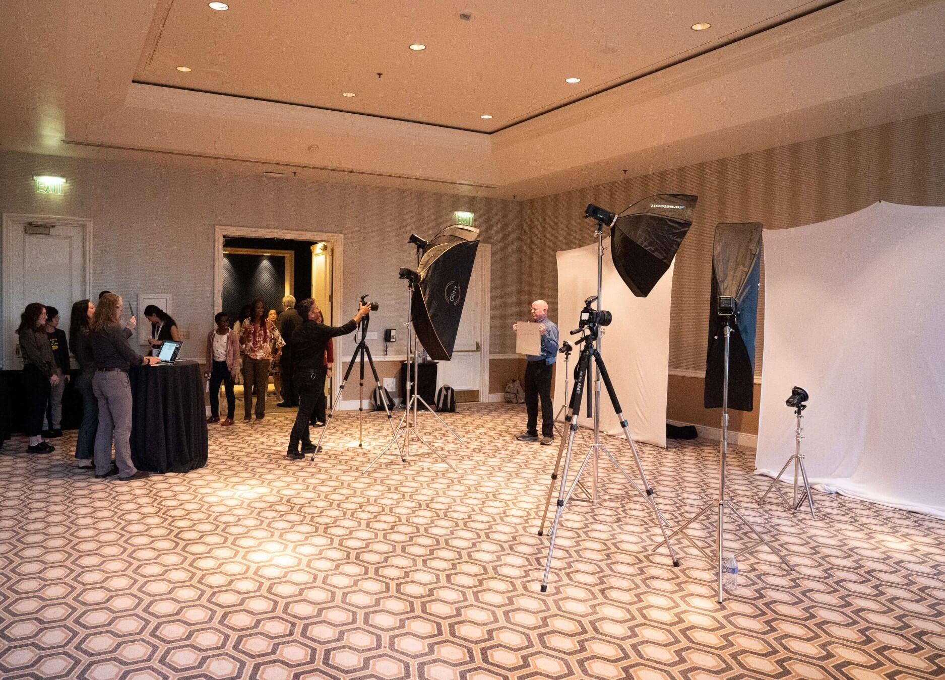 conference double headshot booth