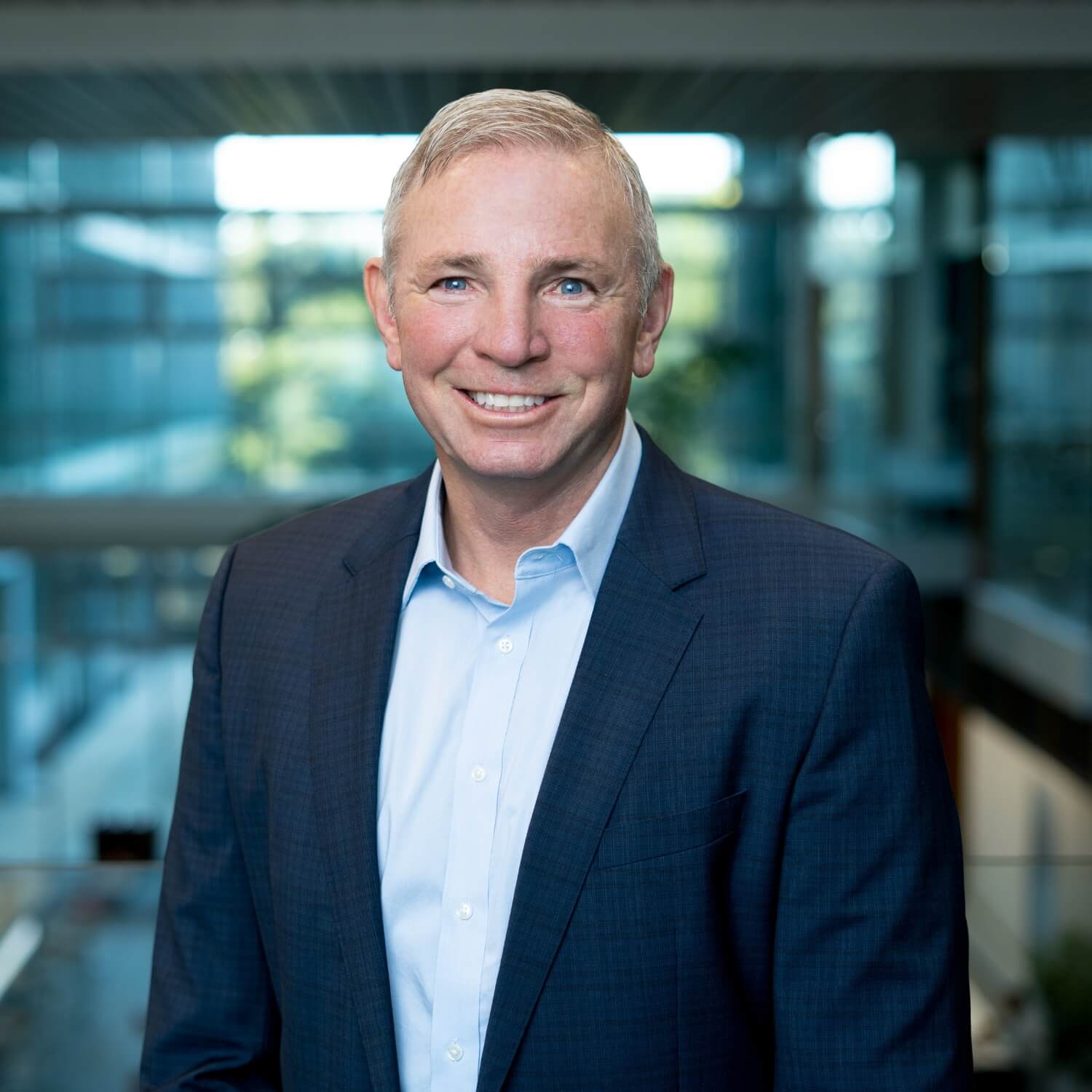 corporate headshot photography example in office