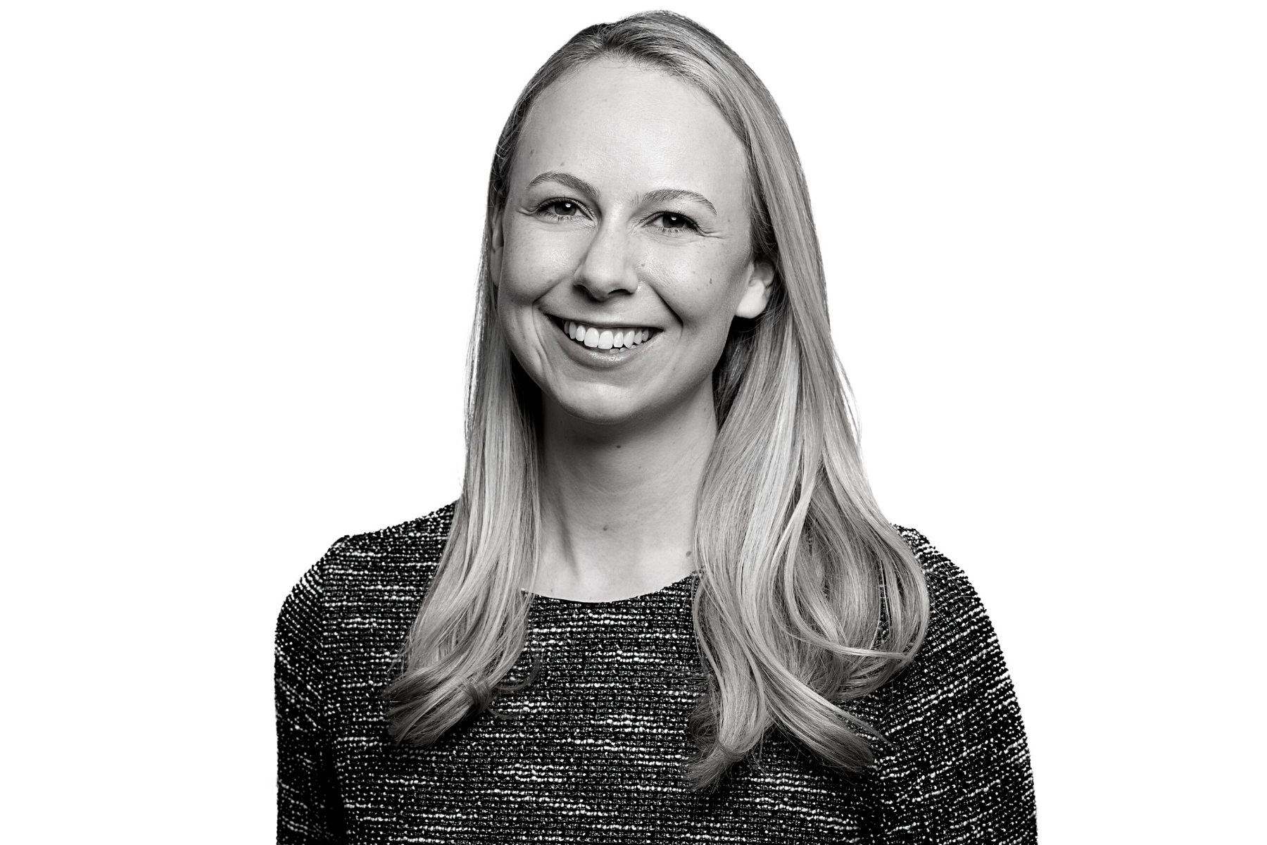 black and white headshot photography example
