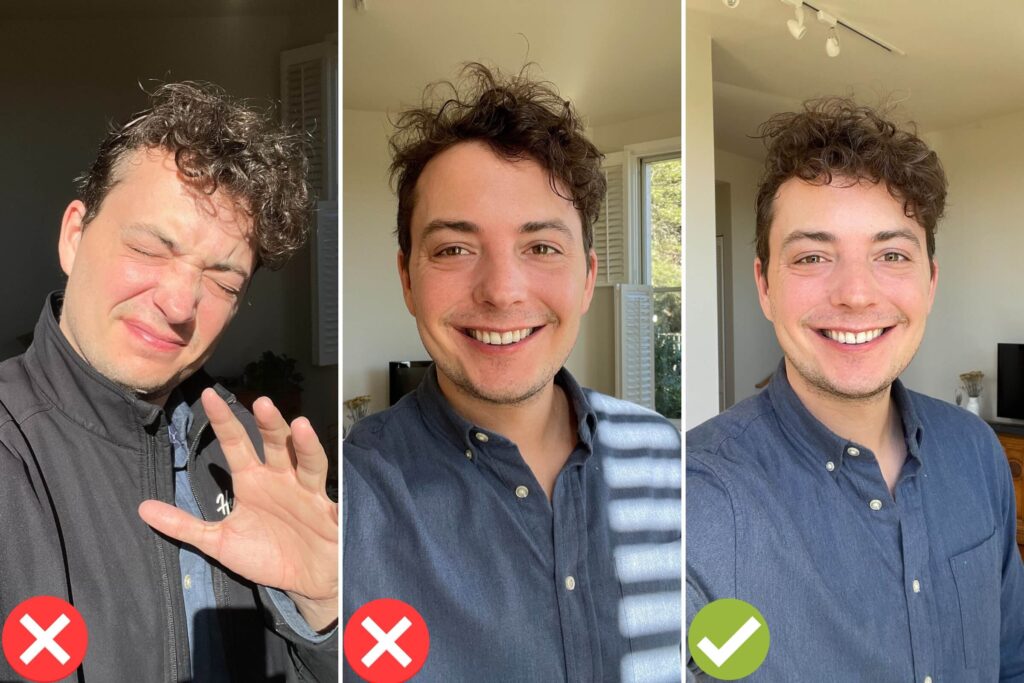 examples of lighting for diy professional headshot
