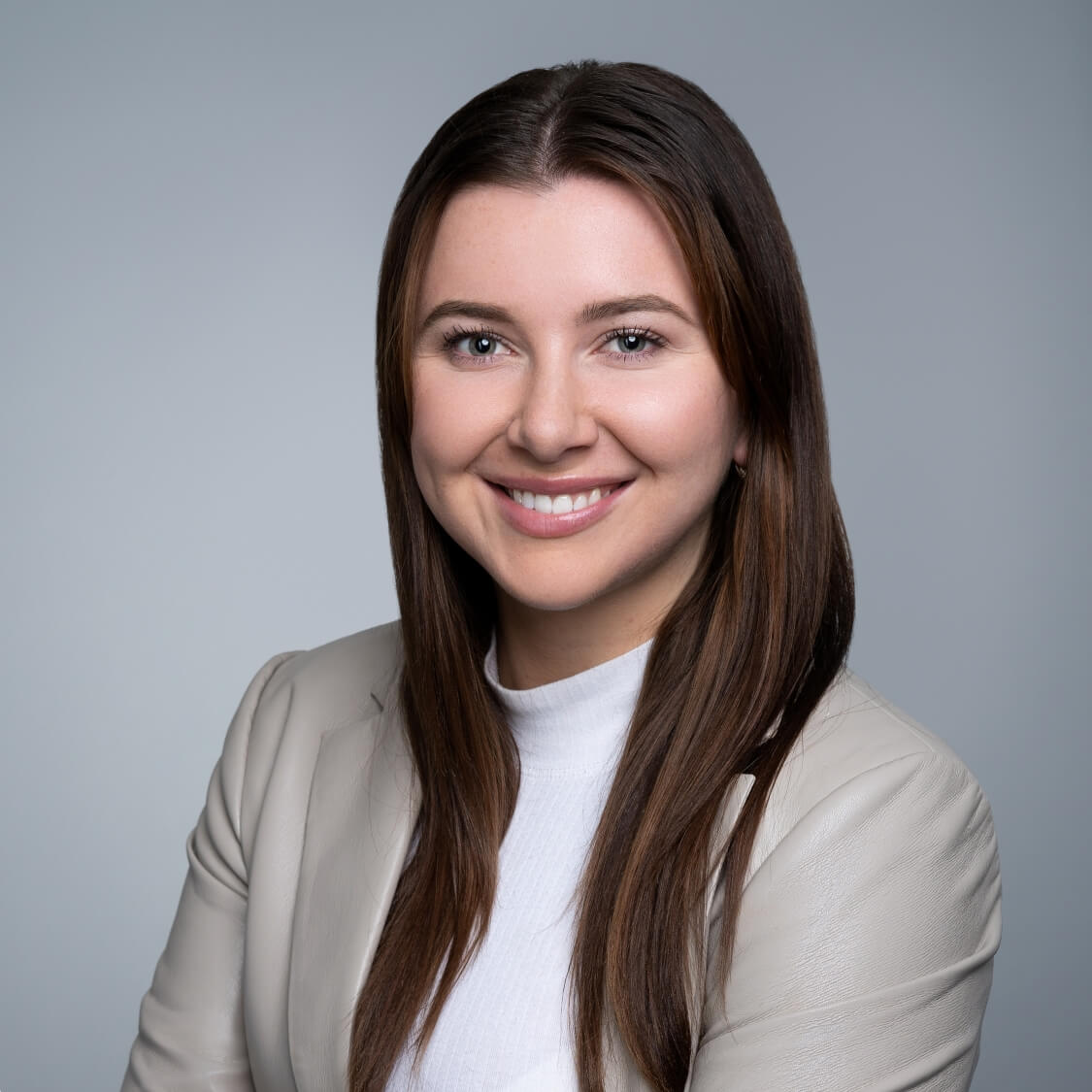 light gray background for professional headshots