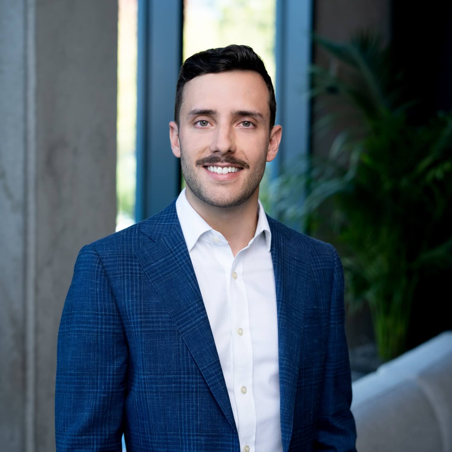 office headshots done at a client building example