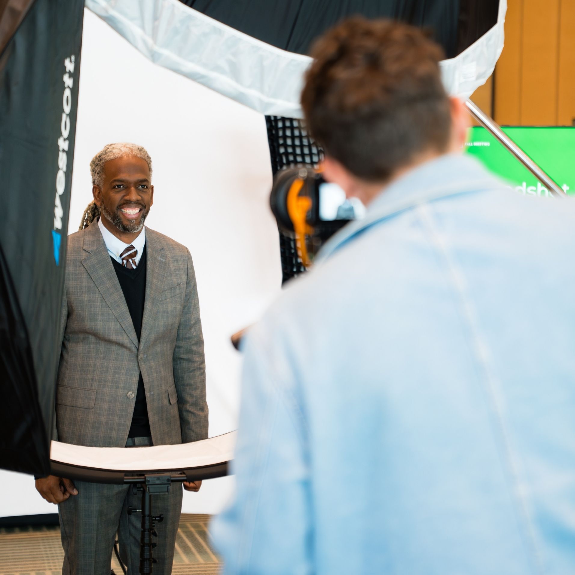 professional headshot booth for events
