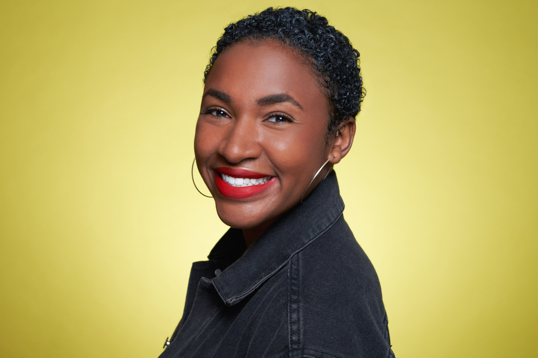 female professional headshot pose