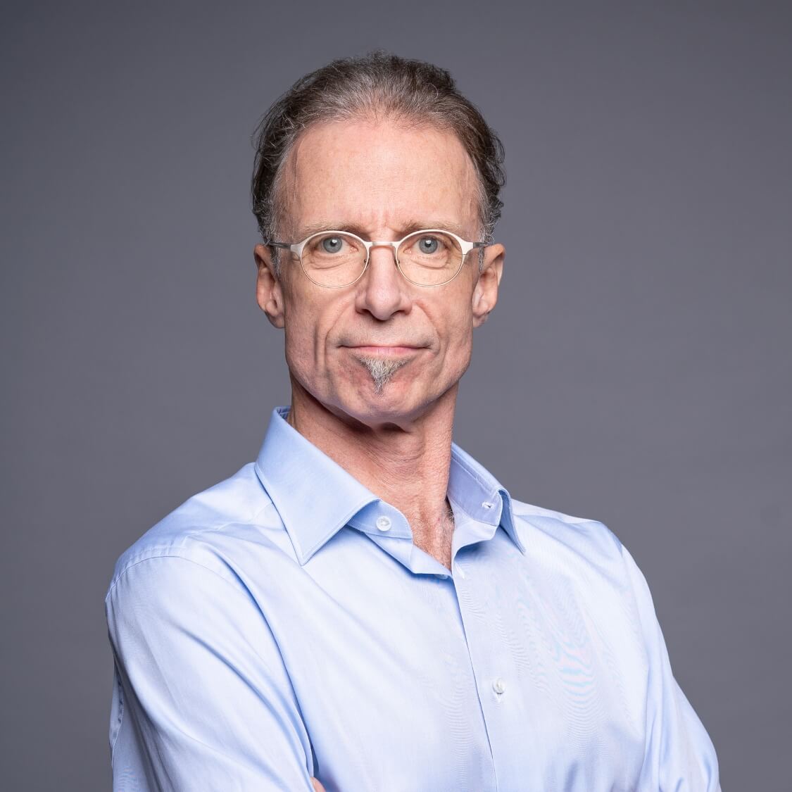 standard gray background for professional headshots