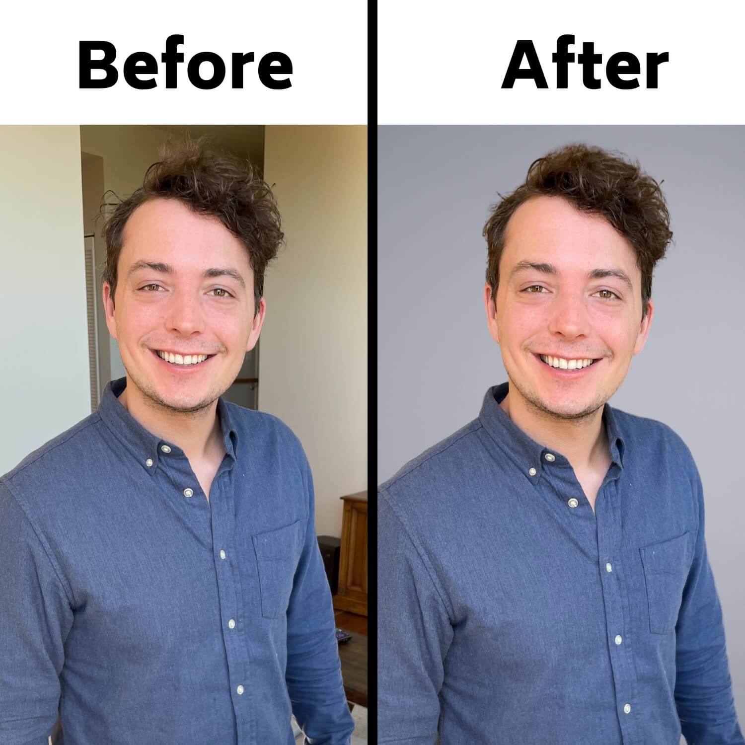 virtual headshots for distributed teams example