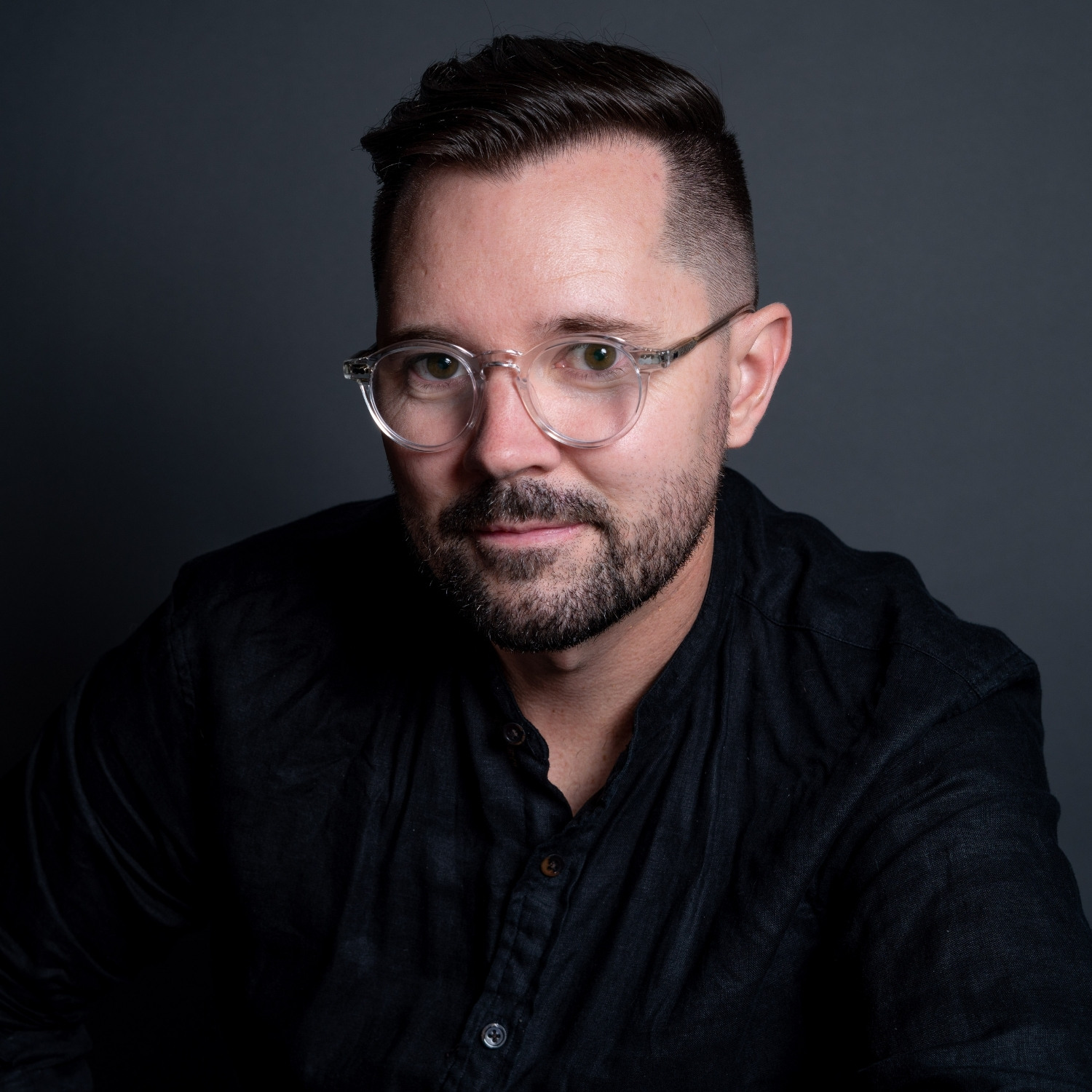 male linkedin headshot example